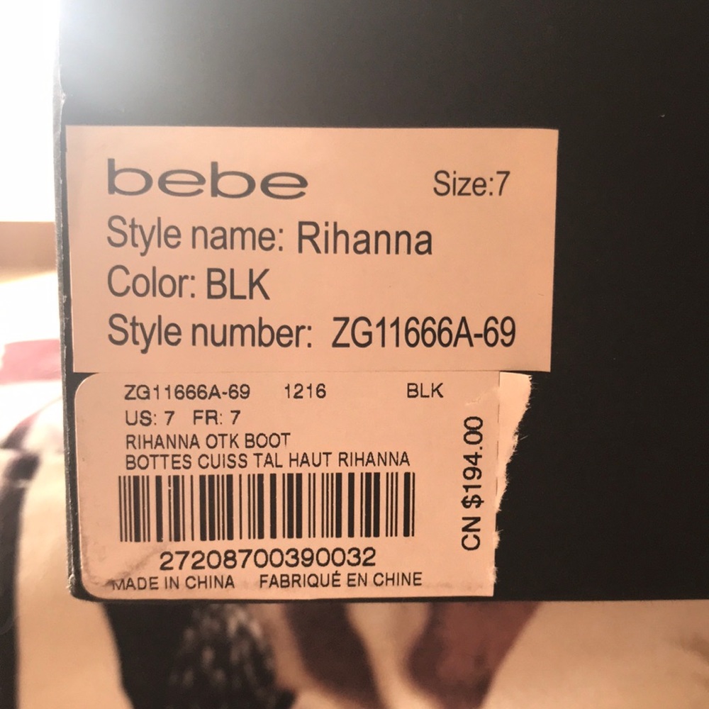 Rihanna’s Tall Boots by BEBE - Picture 2 of 6